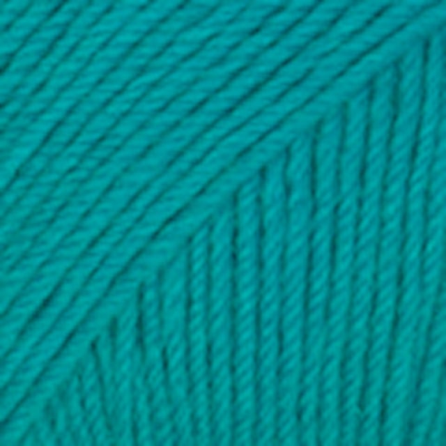 Fabel Uni Colour Garn Ullmix 50 g Turkos (105) Drops