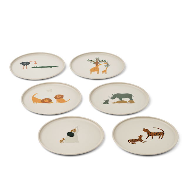 Produktbilde 2 for Remco Barnetallerken 6-Pack All Together/Sandy Liewood