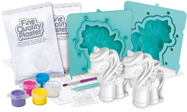 Produktbild 2 för Kul Att Skapa - Gipsfigurer Glitter Enhörningar Kärnan
