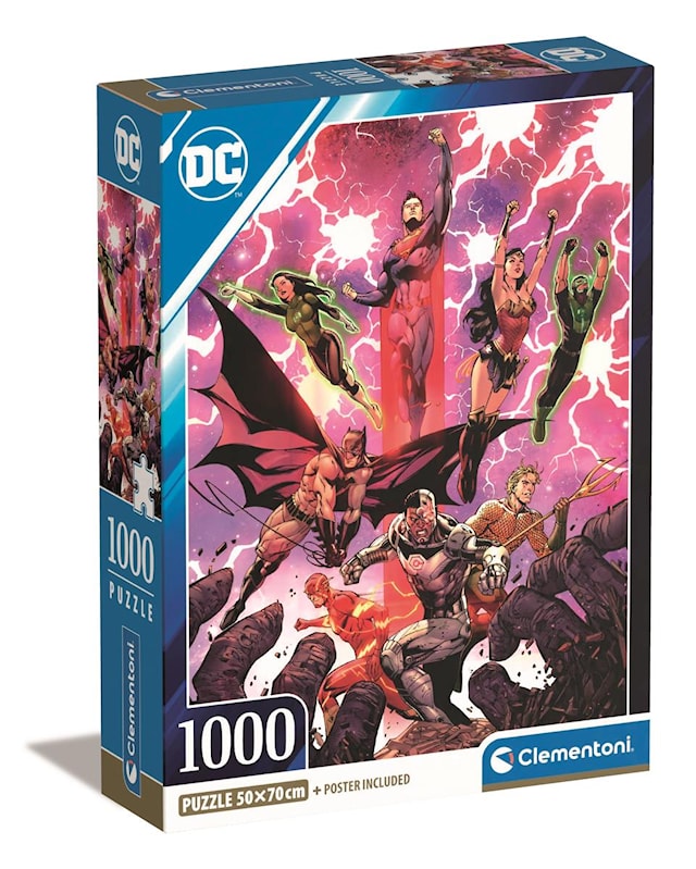 Tuotekuva 1 - Palapelit 1000 palaa CB High Quality Collection DC Comics 2, Clementoni