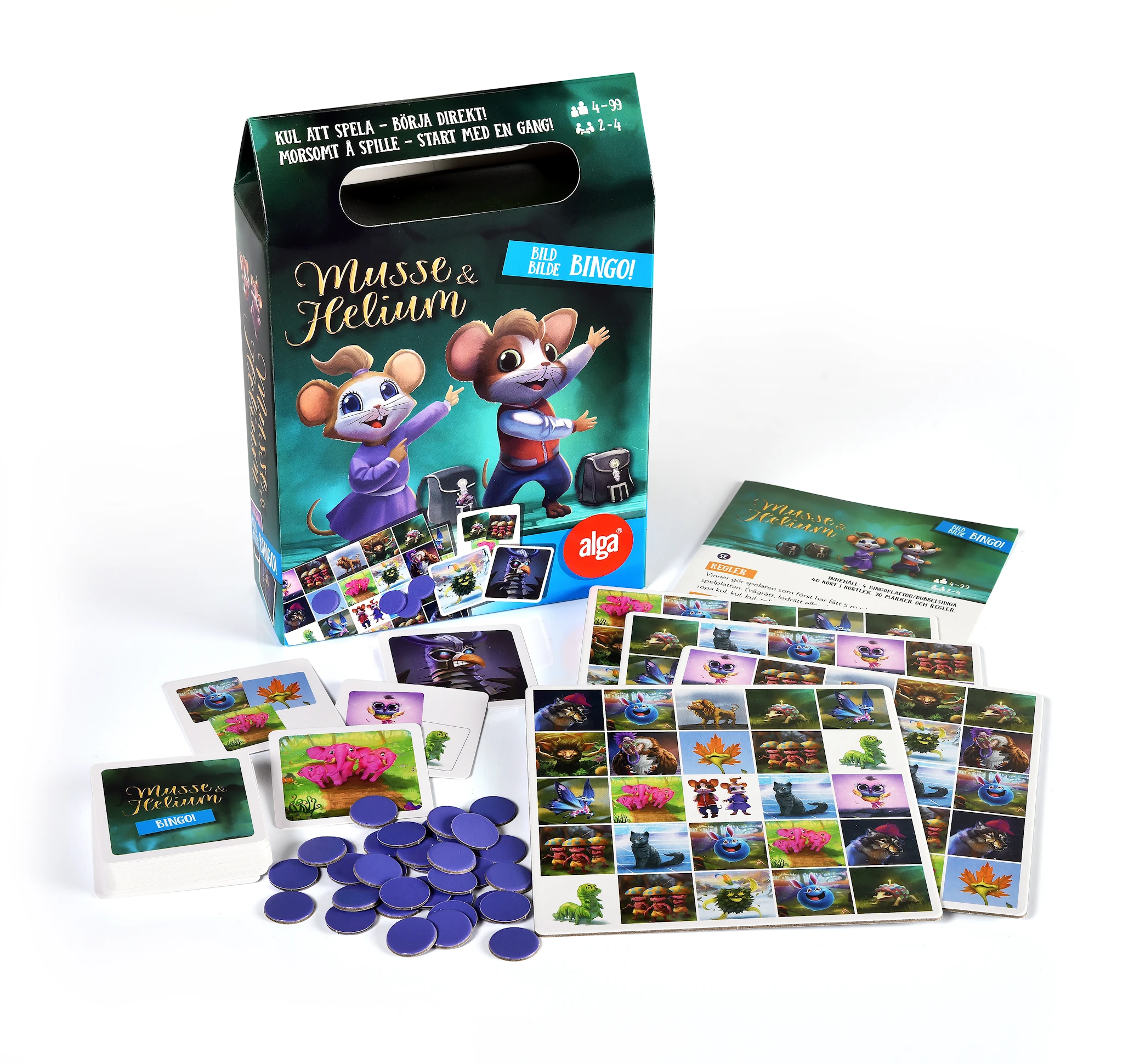 Produktbilde for Musse & Helium Bingo (SE/NO)