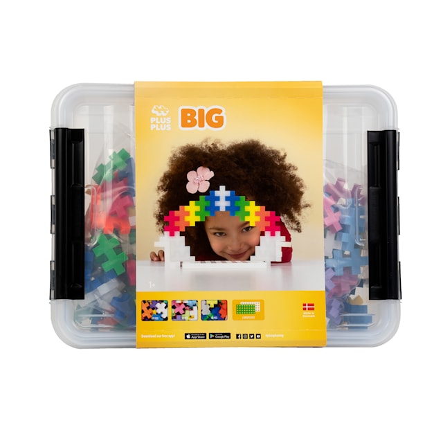 Produktbild 1 för BIG Förvaringsbox Mix / 200 pcs Plus-Plus