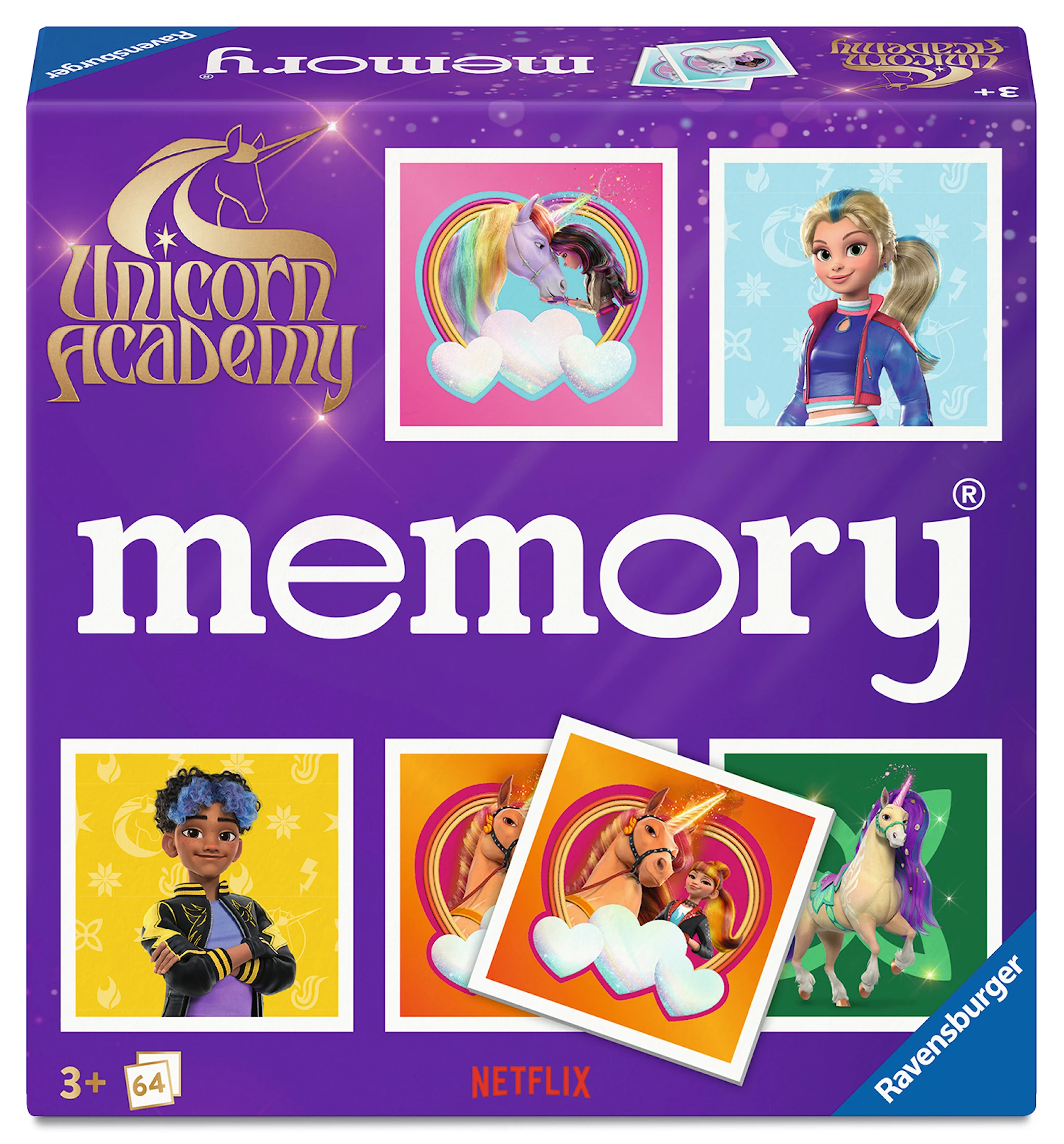 Produktbild för Unicorn Academy Memory® Ravensburger