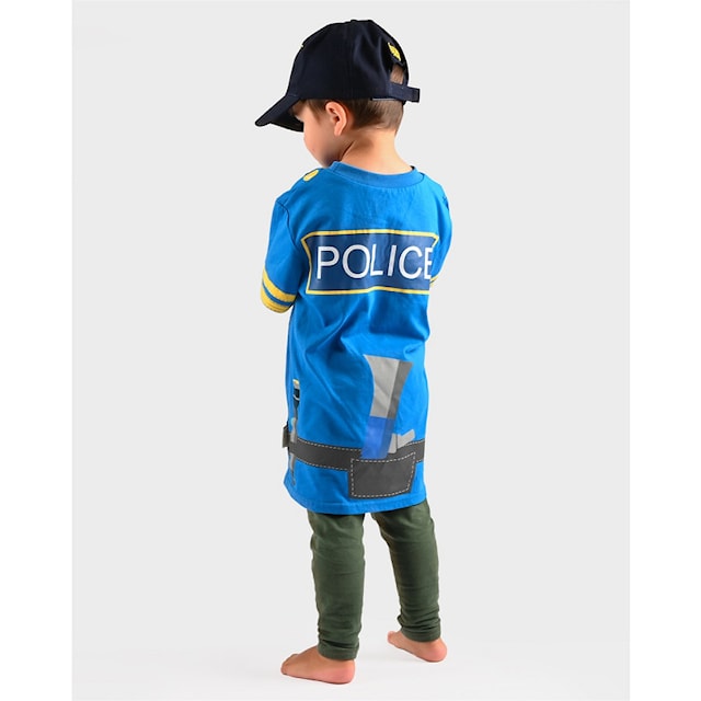 Produktbild 6 för Polis T-shirt 98-104 cl Bomull Den Goda Fen