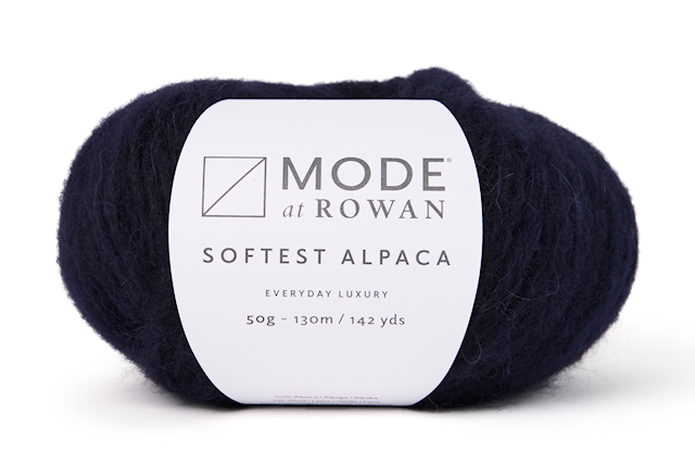 Softest Alpaca Alpacka mix 50 gr Midnight 011 Mode at Rowan