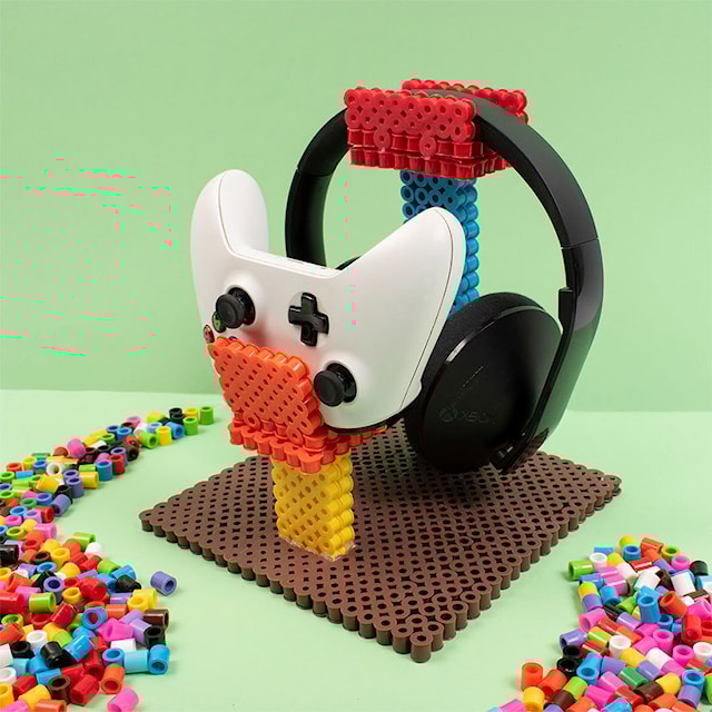 Produktbilde 2 for XL-rørperler I´m green Fargemiks 900 perler Playbox