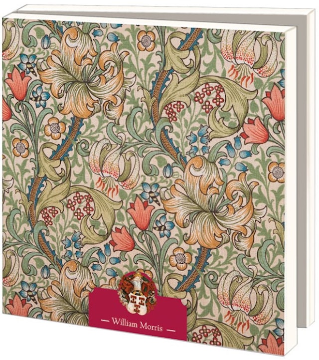 Produktbilde 1 for Vykort Dobbelt med konvolutt William Morris 10-pack Bekking & Blitz