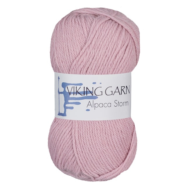 Alpaca Storm 50 g vaaleanpunainen Viking Garn