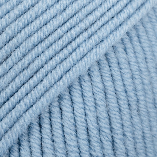 Merino Extra Fine Uni Colour Merinovillaa 50 g 19 light grey blue Drops