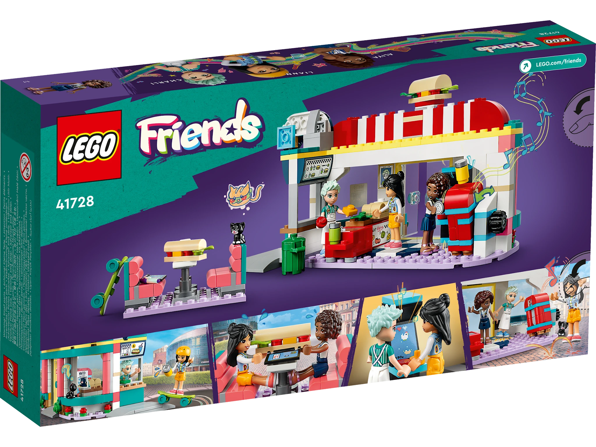 Tuotekuva ille Heartlaken keskustan ruokapaikka LEGO® LEGO Friends (41728)