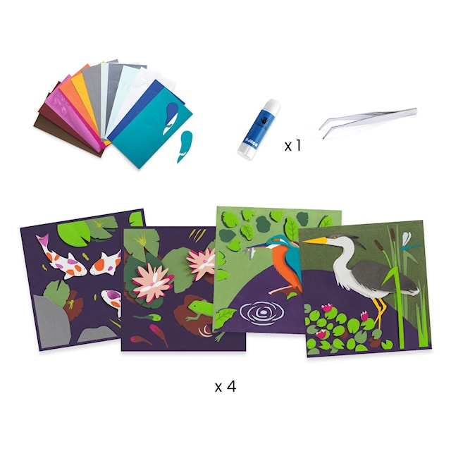 Produktbild 2 för Pyssel Vattentema Bakgrunder & Stickers Djeco