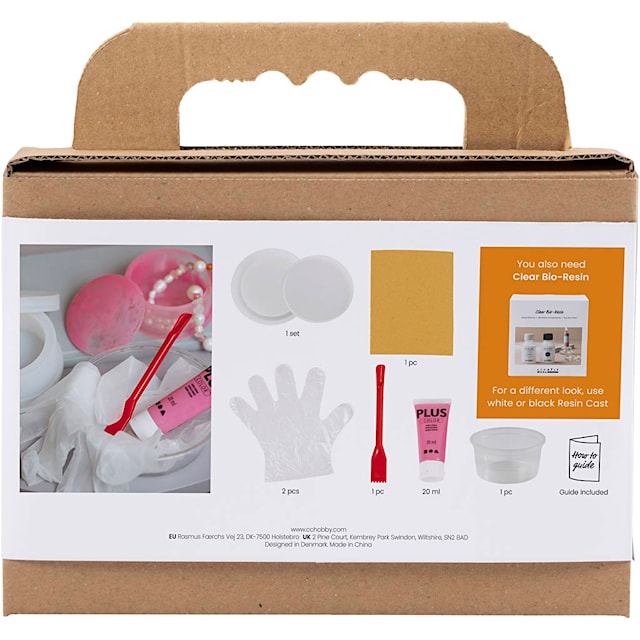 Produktbilde 2 for Verktøysett Støping, blank transparent, transparente farger, 1 pk.