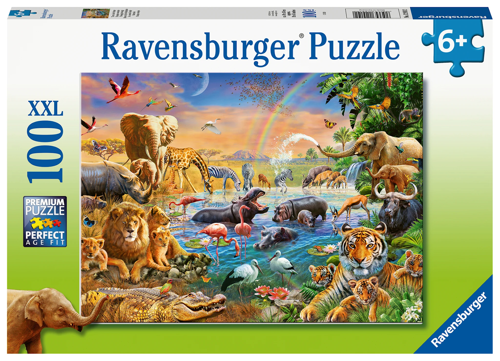 Produktbild för Waterhole, Pussel, 100 bitar, Ravensburger