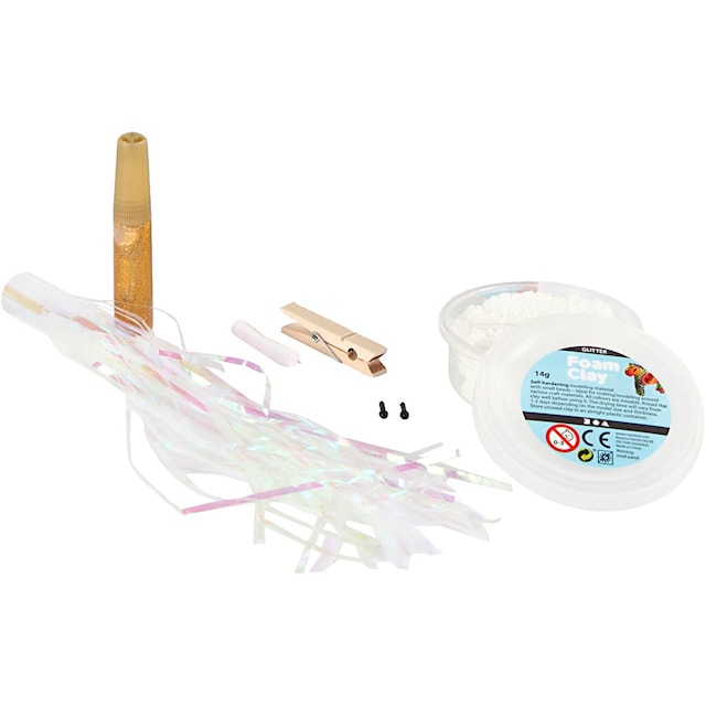 Produktbilde 2 for Mini DIY Kit, fugl på klemme, 1 sett