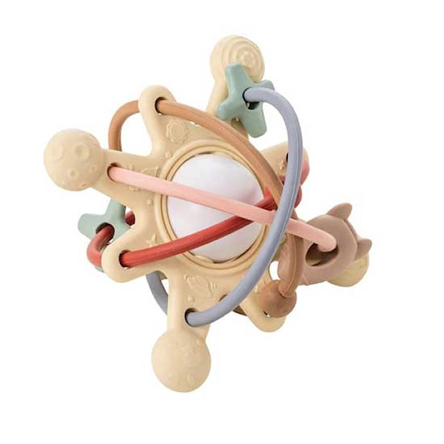 Myk Silikon Bitleketøy Galaxy Beige Nattou