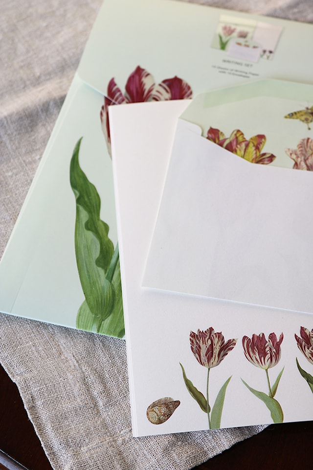 Produktbild 2 för Brevpapper Tulpaner, 10 set FSC