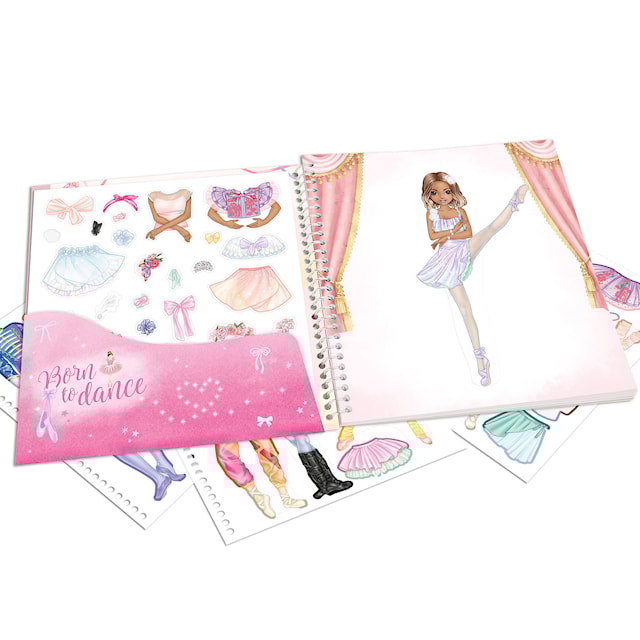 Produktbilde 2 for Dress Me Up Klistremerkebok Ballett TOPModel