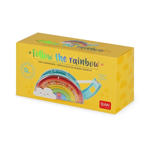 Produktbild 4 för Tejphållare Rainbow Inklusive 1 Tejp Legami