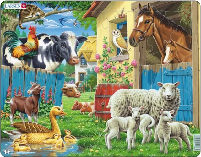 Puslespillgård 23 brikker, Larsen