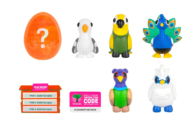 Tuotekuva 1 - Adopt Me Figures 6-pack Feathered Friends