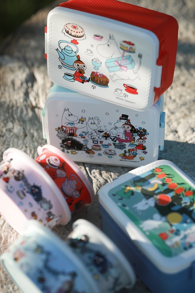 Produktbild 4 för Mumin Picknick Lilla My Snackbox 2-pack Rätt Start