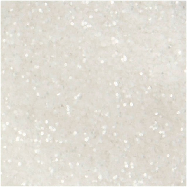 Produktbild 2 för Bio-glitter Vit 140 ml/ 1 burk