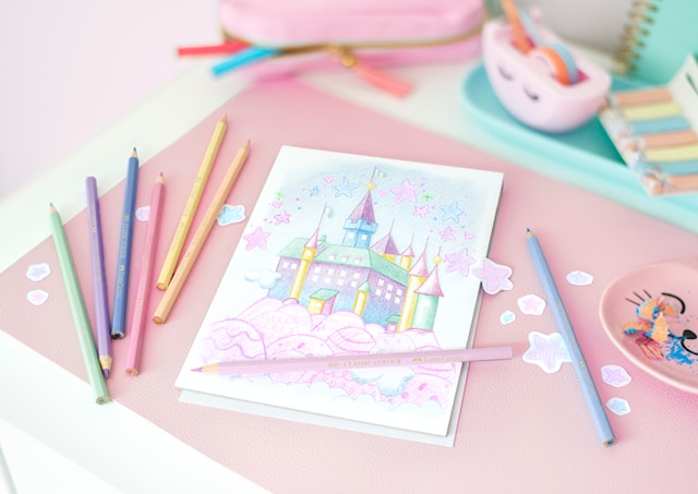 Produktbilde 2 for Fargeblyanter Pastellfarger 10-pack Faber Castell