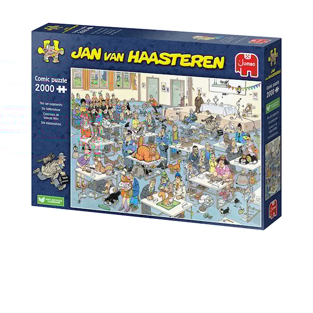 Produktbild 3 för Jan Van Haasteren Kattenshow Pussel 2000 bitar, Jumbo