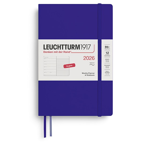 Weekly Planner & Notebook 2026 B6 Soft Ink Leuchtturm1917