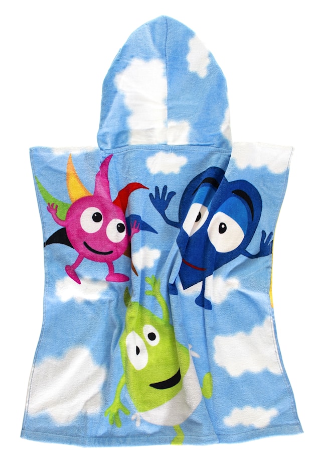 Produktbild 3 för Babblarna Badponcho, Himmel, Teddykompaniet