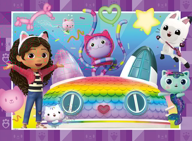 Produktbilde 2 for Gabby's Dollhouse Puslespill 100 brikker XXL, Ravensburger