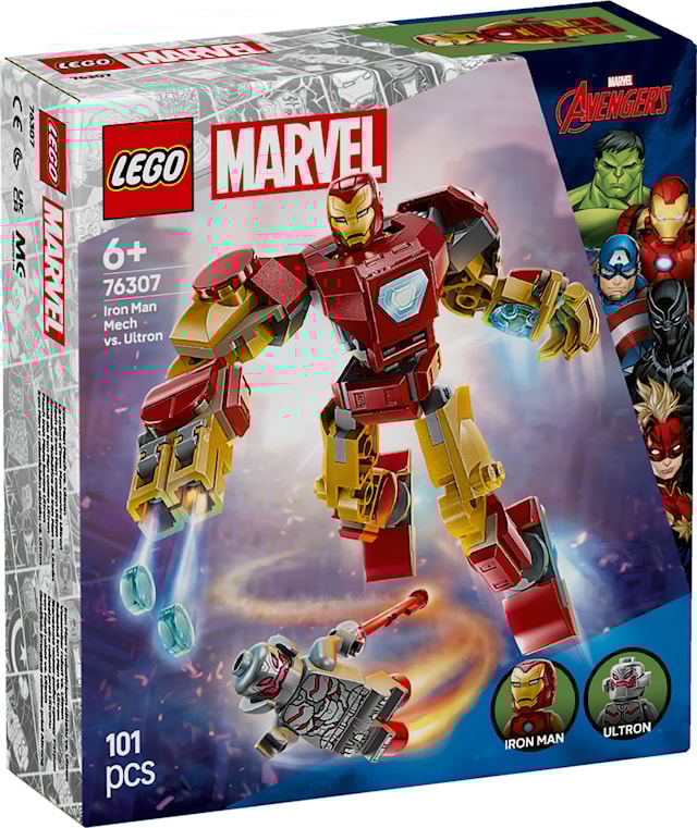 Tuotekuva 1 - Iron Man ‑robotti vastaan Ultron LEGO® Super Heroes (76307)