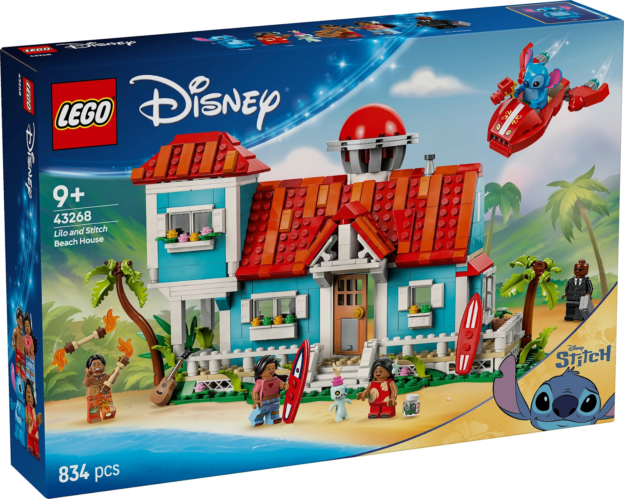 Tuotekuva ille Lilon ja Stitchin rantatalo LEGO® Disney Classic (43268)