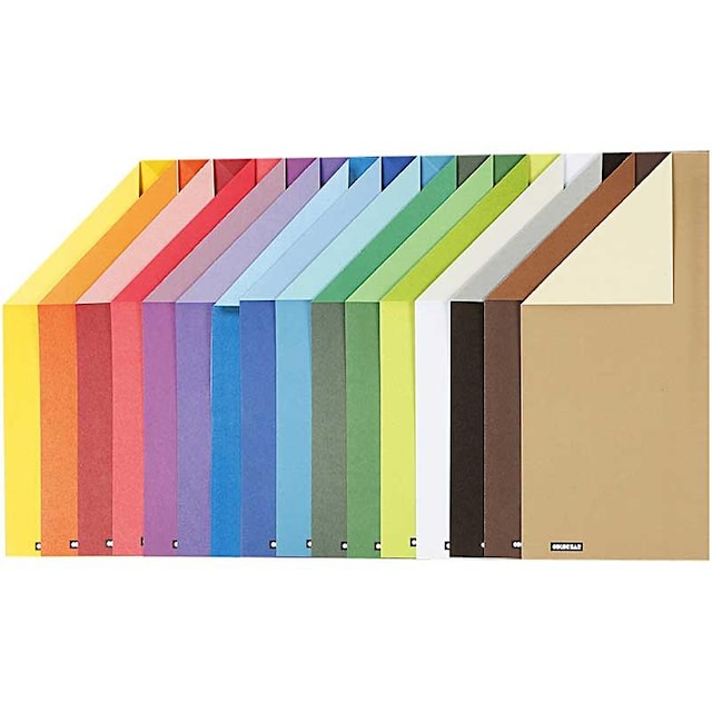 Tuotekuva 1 - Color Bar-Paperilajitelma, A4, arkki 210x297 mm, 100 g, 16 laj/ 1 pkt