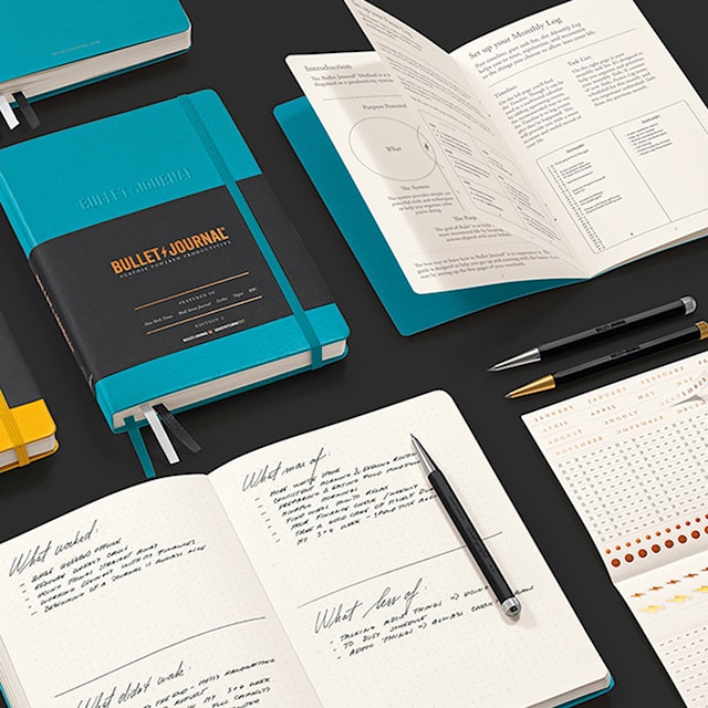 Produktbilde 2 for Bullet Journal Edition 2 A5 Prikket Turkis25