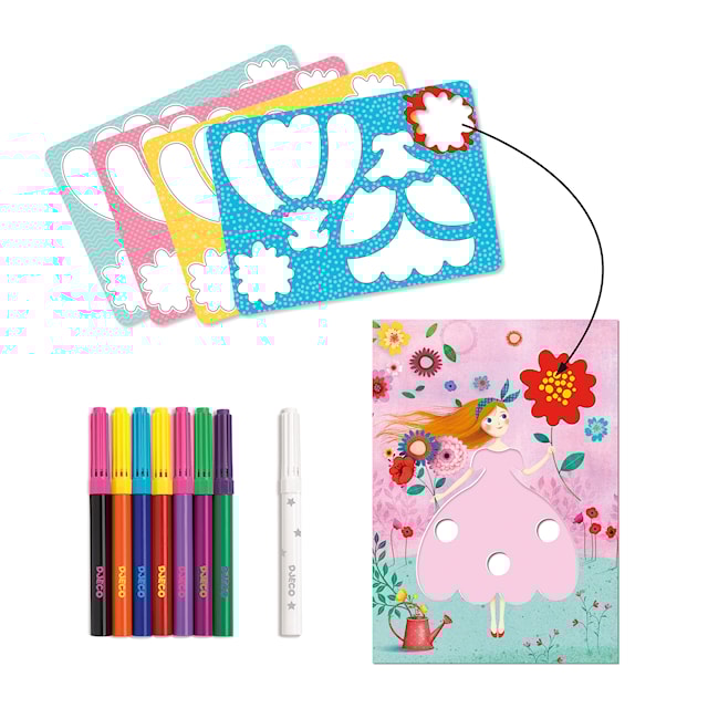 Produktbild 3 för Rolig och Magisk Färgläggning av Klänningar Djeco