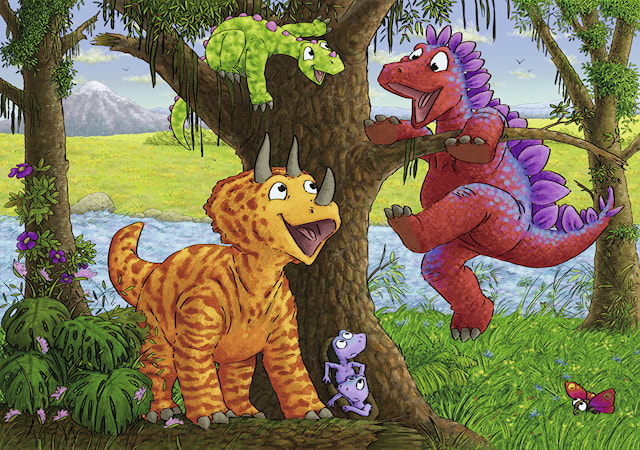 Tuotekuva 3 - Dinosaurs at play 2x24 palaa Ravensburger