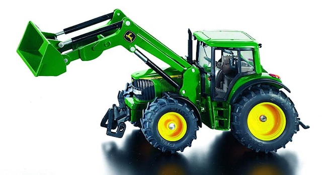 Siku John Deere traktor med frontlastare, 1:32