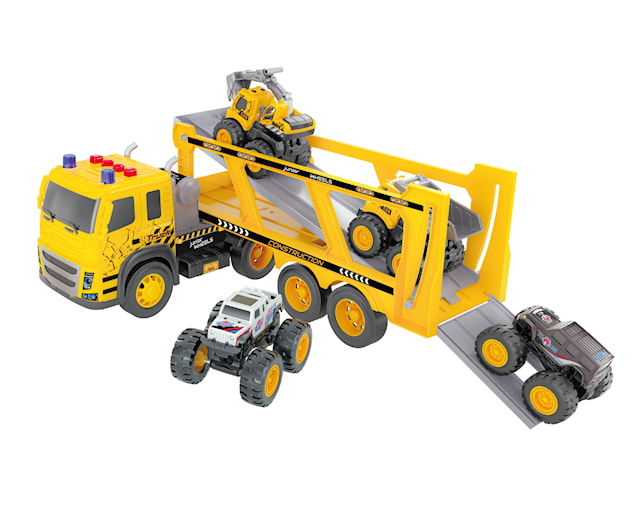 Produktbild 3 för Transportbil och Bilar med Ljud och Ljus Junior Wheels