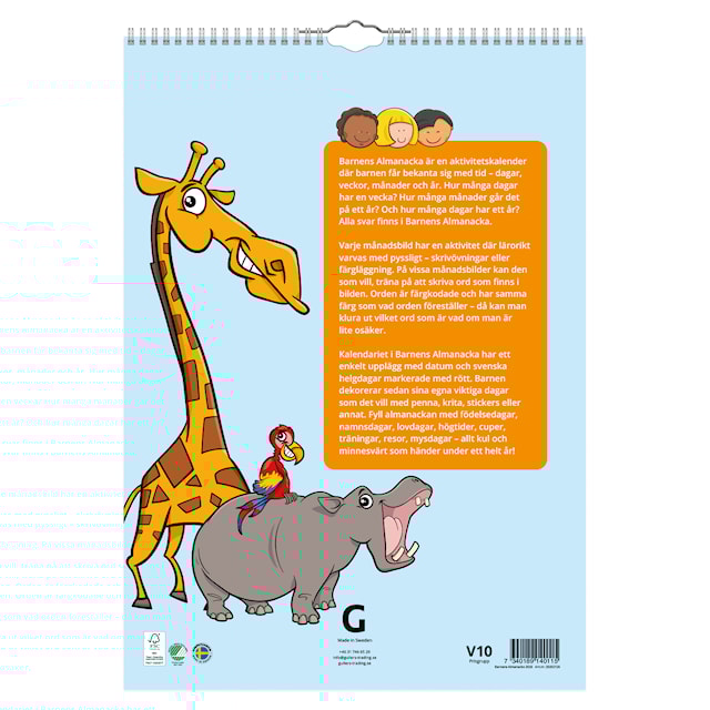 Produktbild 3 för Barnens Almanacka 2026