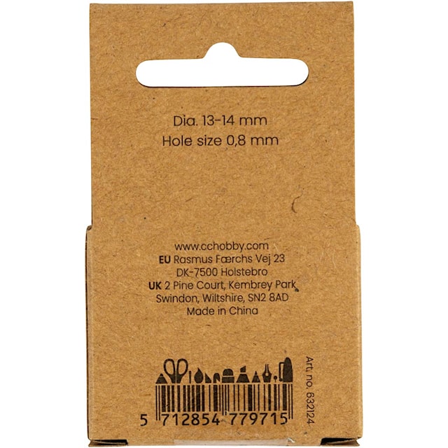 Tuotekuva 4 - Makeanvedenhelmet, Rei'itetty pitkittäissuunnassa, halk. 13-14 mm, aukon koko 0,8 mm, helmiäinen, 4 kpl/ 1 pkt