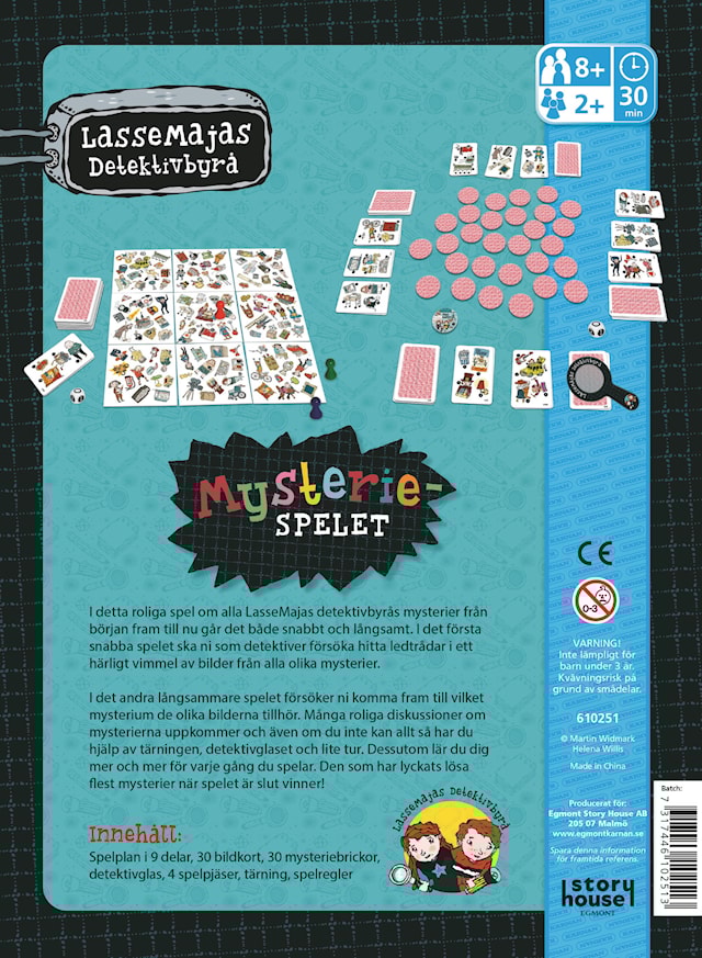 Tuotekuva 2 - Lasse-Maja Mysteriespelet (SE)