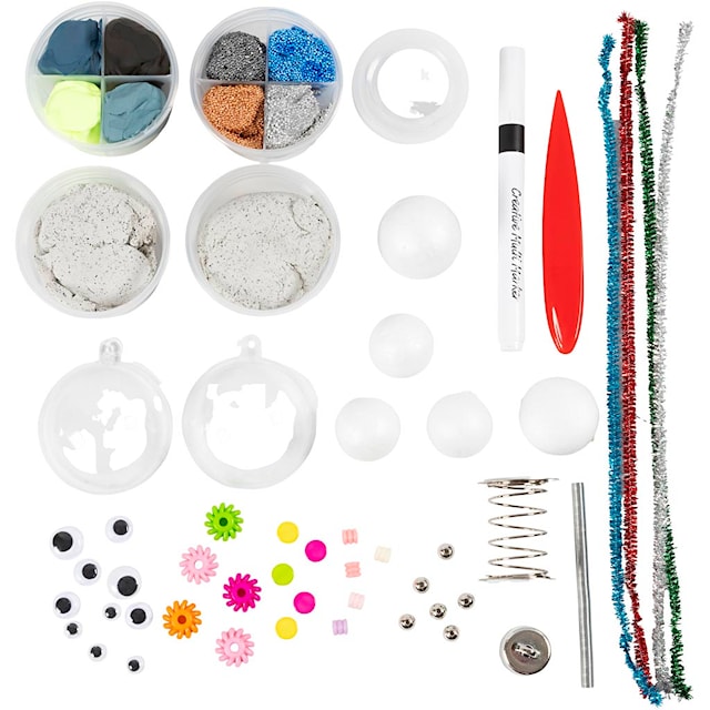 Produktbild 4 för DIY Kit Modellera tre sorters lera - Robot Creativ Company