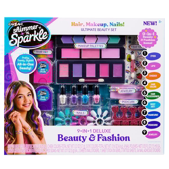 Produktbilde 1 for Deluxe 9-i-1 Deluxe Beauty and Fashion Shimmer N Sparkle