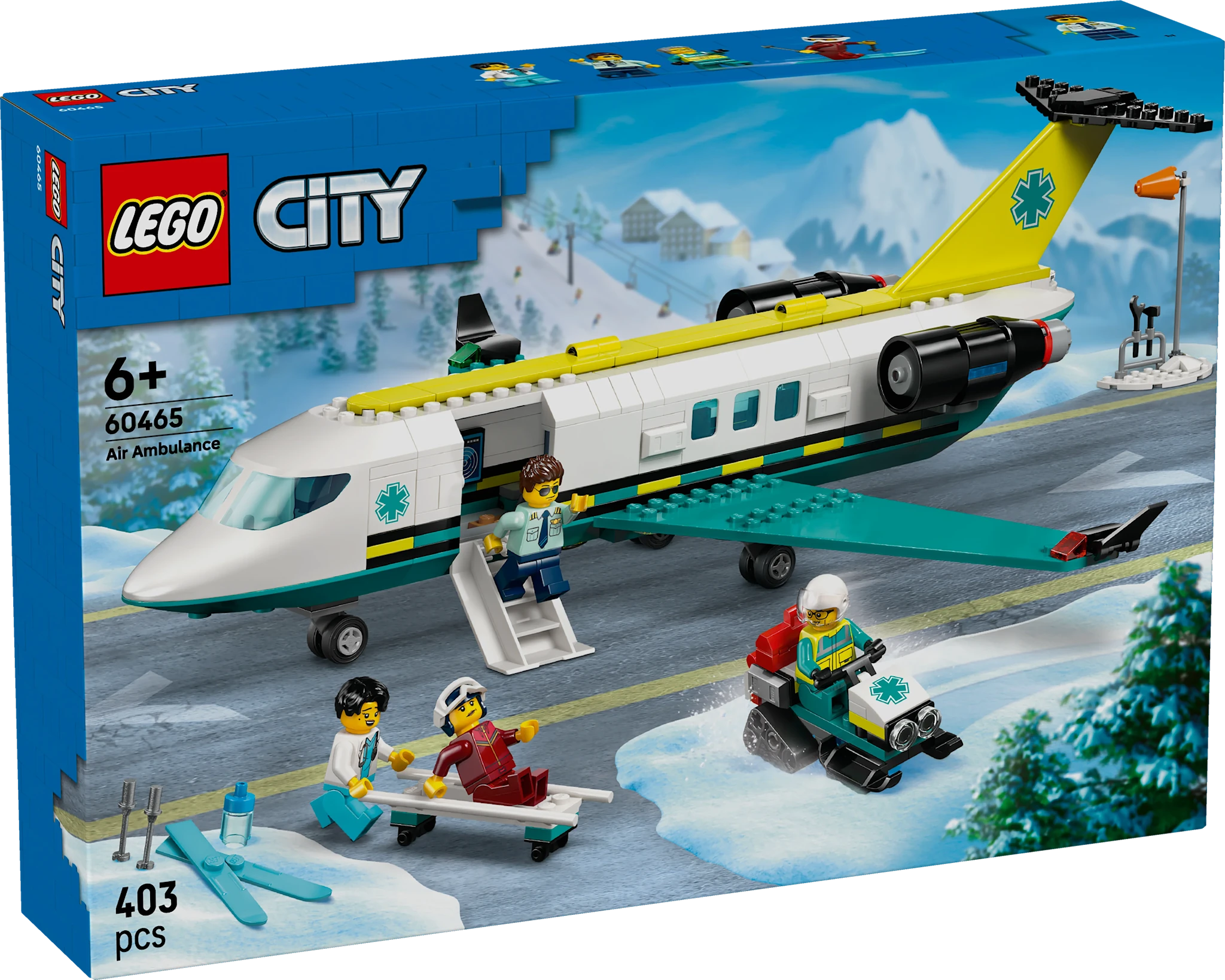 Tuotekuva ille Pelastuslaitoksen ambulanssilentokone LEGO® City (60465)