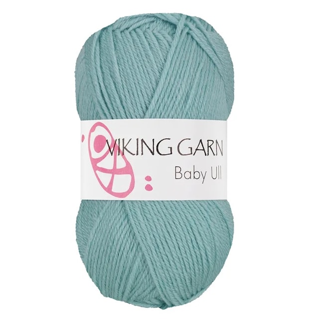Baby Ull 50 g Lys petrol 373 Viking Garn
