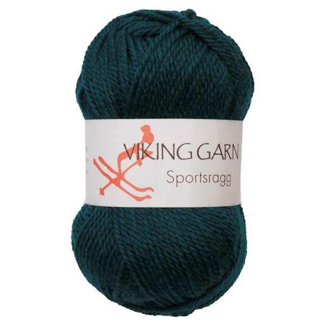 Sportsragg 50 g tummapetrooli Viking Garn