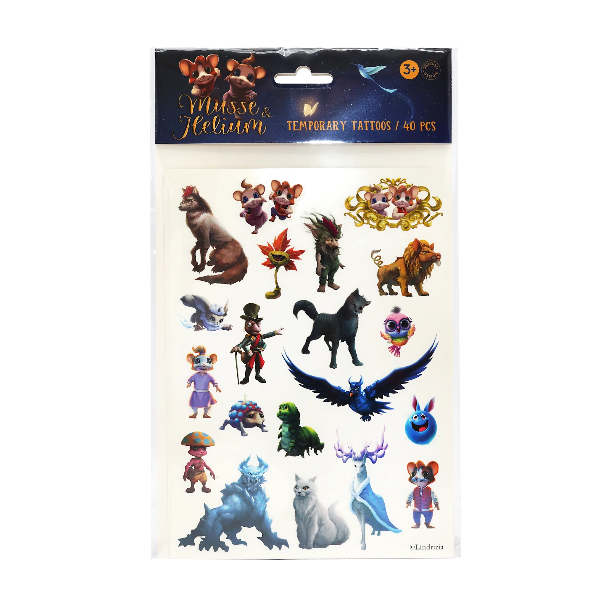 Produktbild för Musse & Helium Tatueringar Micki