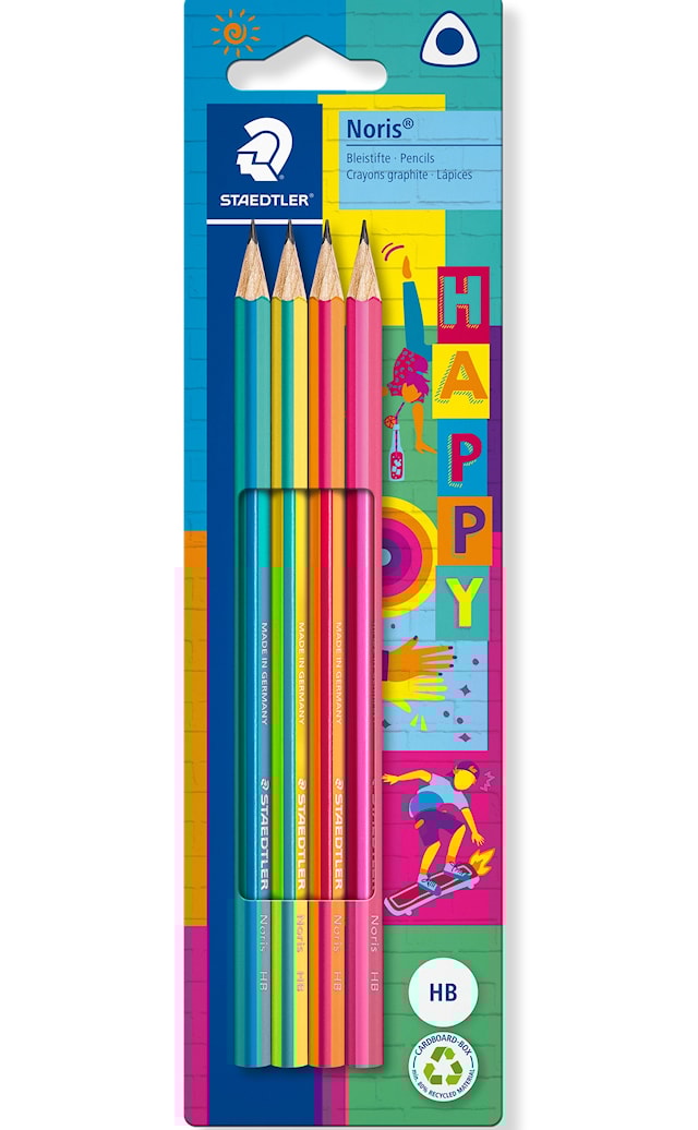 Produktbilde 1 for Noris Blyant Trekantet 4 stk Staedtler