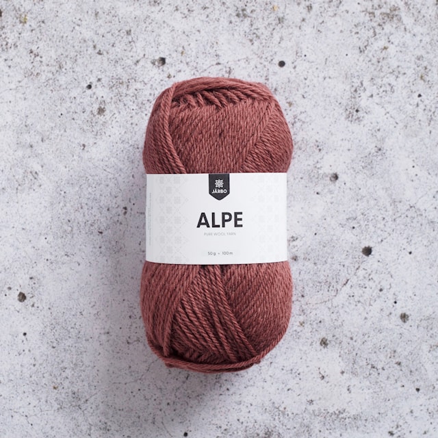 Alpe ullgarn 50 gr Raspberry Red 21 Järbo